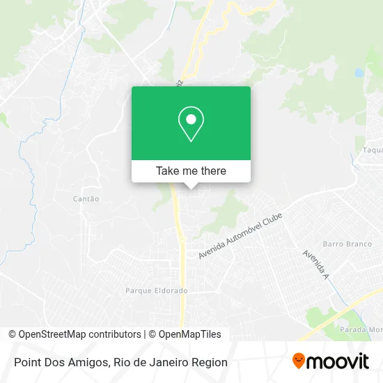 Point Dos Amigos map