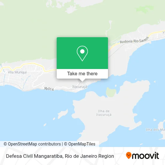 Defesa Civil Mangaratiba map