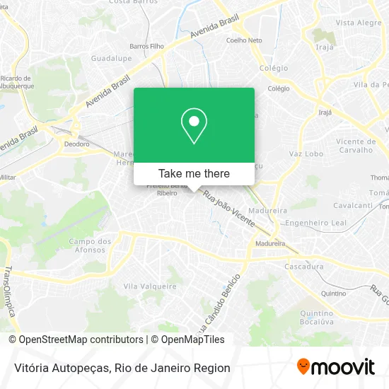 Vitória Autopeças map