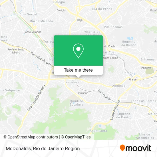Mcdonald's map