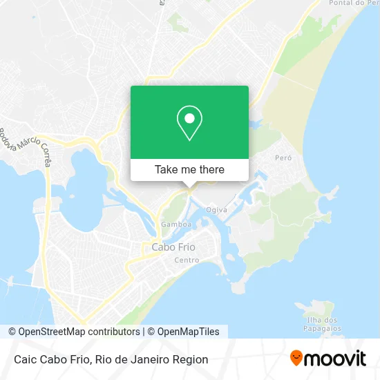 Caic Cabo Frio map