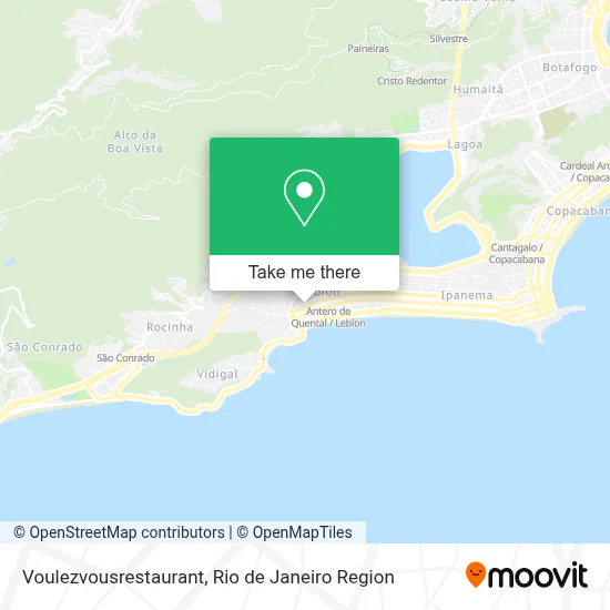 Voulezvousrestaurant map
