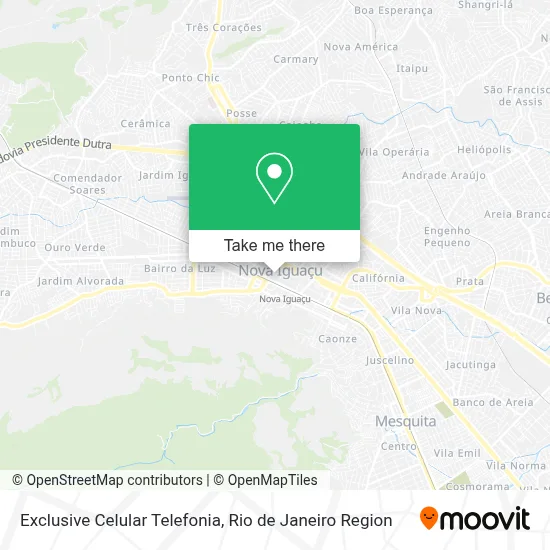 Exclusive Celular Telefonia map
