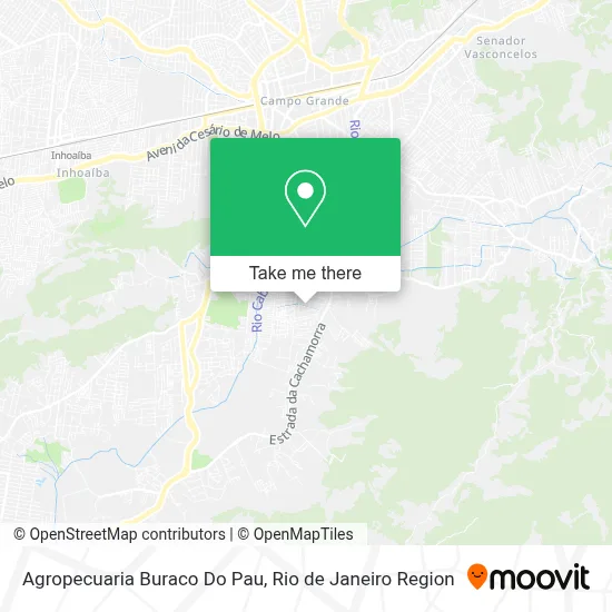 Agropecuaria Buraco Do Pau map