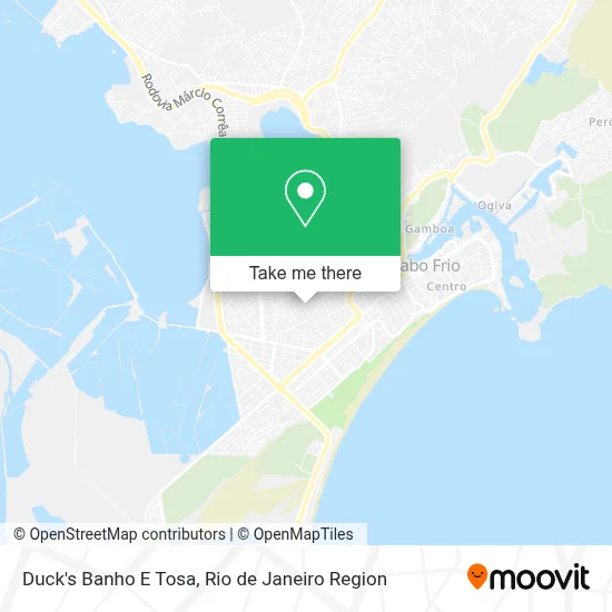 Duck's Banho E Tosa map