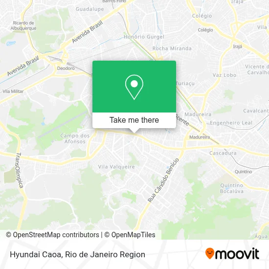 Hyundai Caoa map