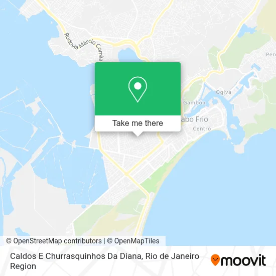 Caldos E Churrasquinhos Da Diana map