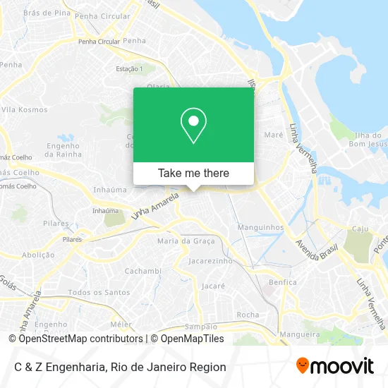 C & Z Engenharia map
