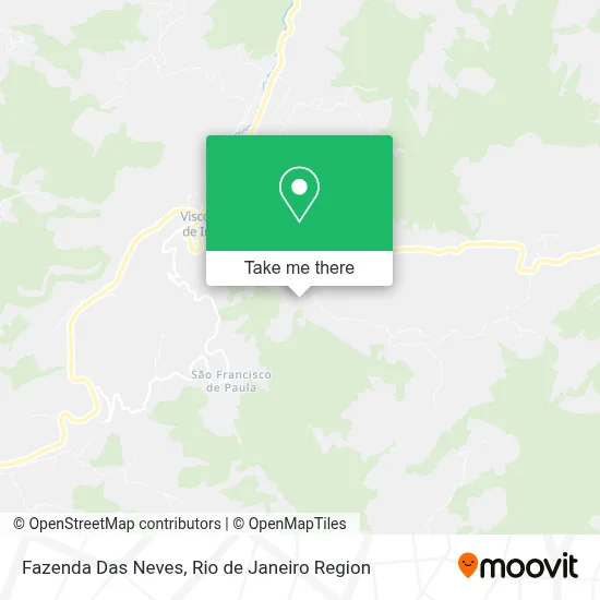 Fazenda Das Neves map