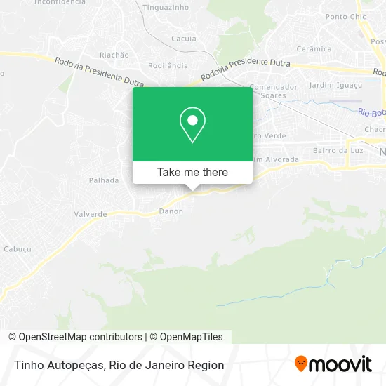 Tinho Autopeças map