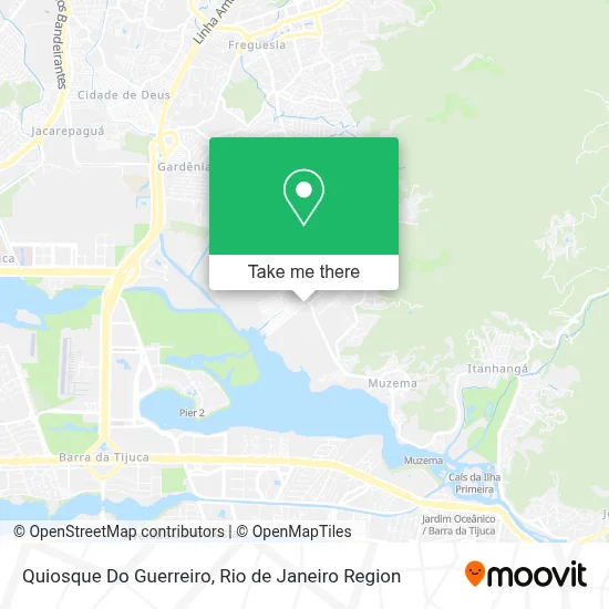 Quiosque Do Guerreiro map