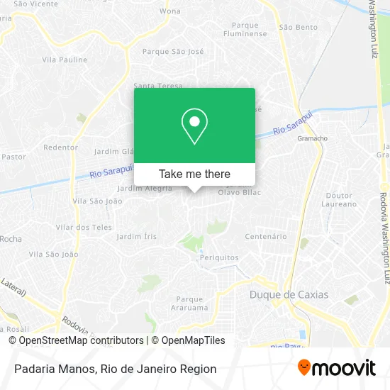 Padaria Manos map