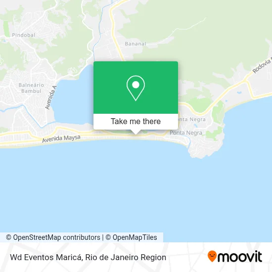 Wd Eventos Maricá map