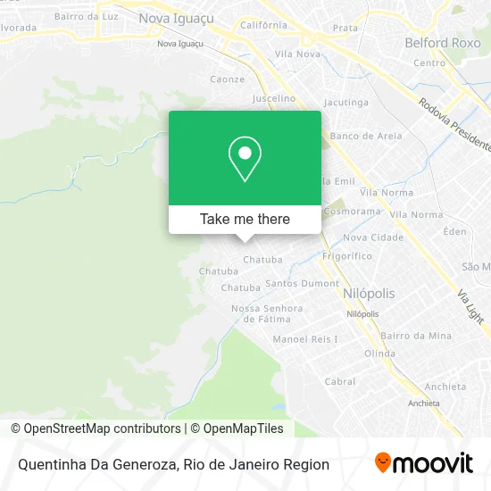Quentinha Da Generoza map