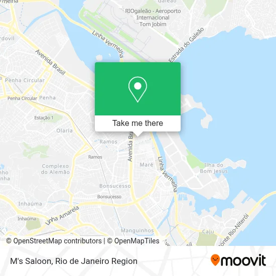 M's Saloon map