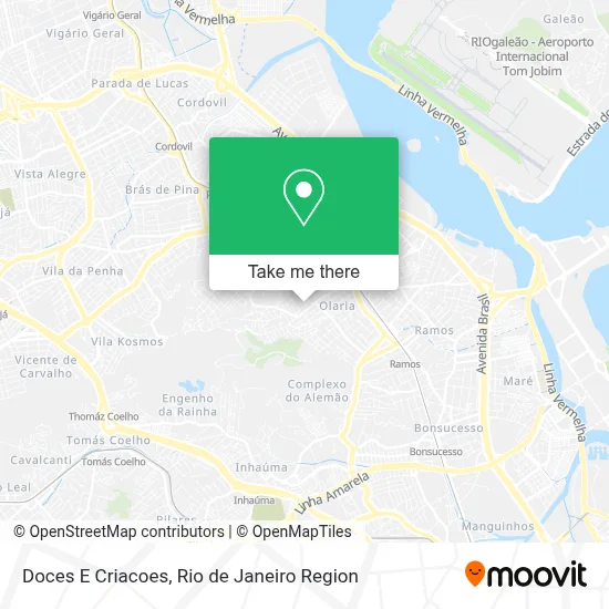 Doces E Criacoes map