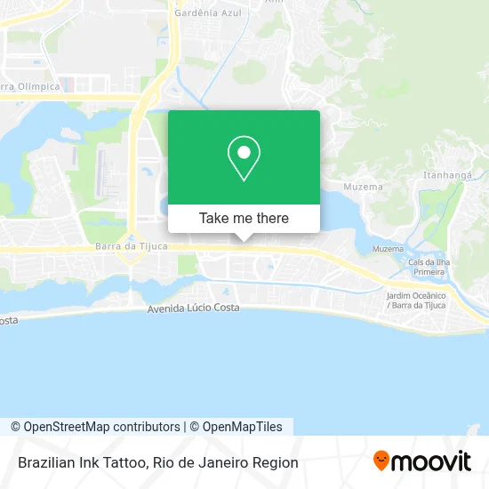 Brazilian Ink Tattoo map