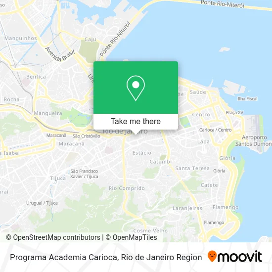 Programa Academia Carioca map