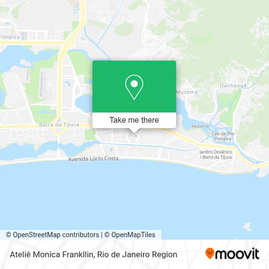 Ateliê Monica Frankllin map