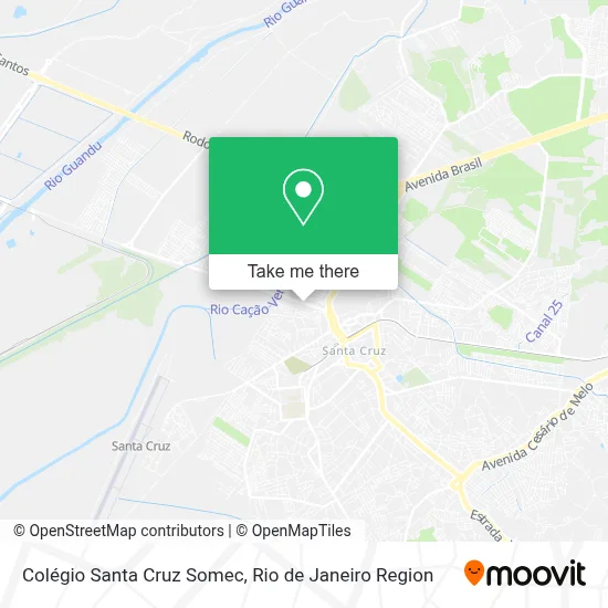 Colégio Santa Cruz Somec map