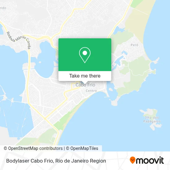 Bodylaser Cabo Frio map