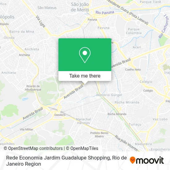 Rede Economia Jardim Guadalupe Shopping map