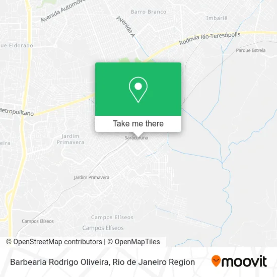 Barbearia Rodrigo Oliveira map