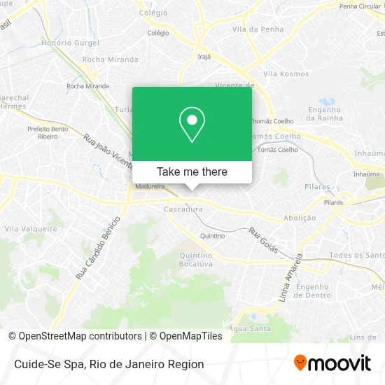Cuide-Se Spa map