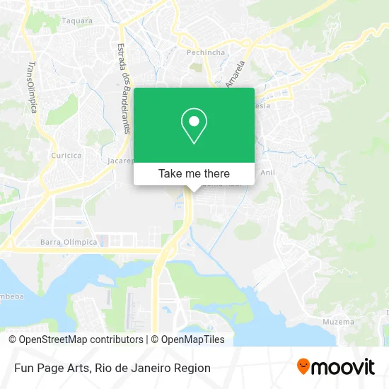 Fun Page Arts map