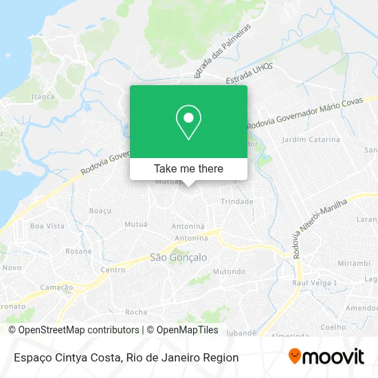 Espaço Cintya Costa map