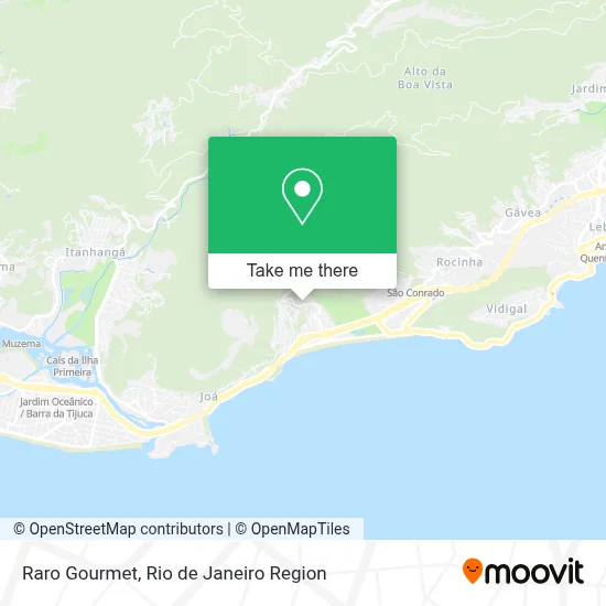 Raro Gourmet map