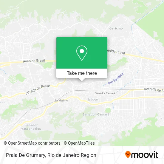 Praia De Grumary map