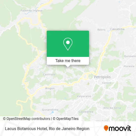 Lacus Botanicus Hotel map
