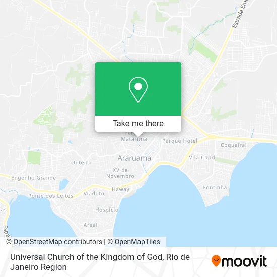 Igreja Universal Do Reino De Deus map