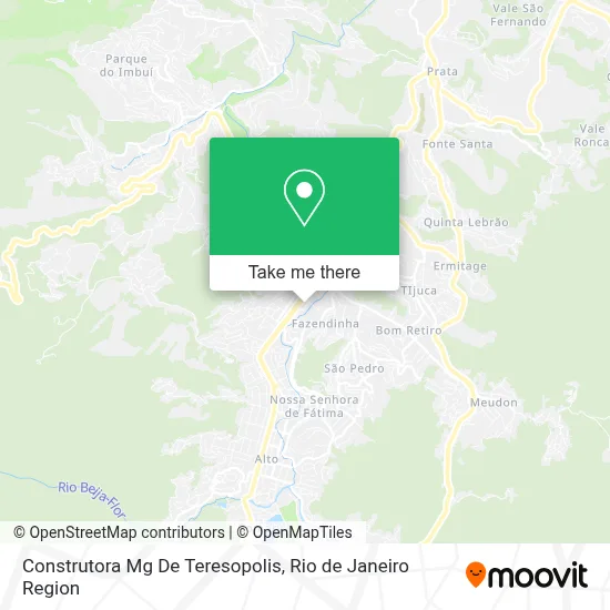 Construtora Mg De Teresopolis map