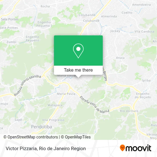 Victor Pizzaria map