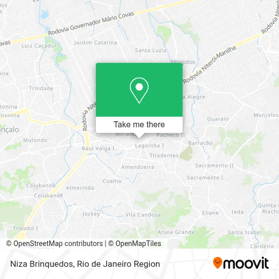 Niza Brinquedos map