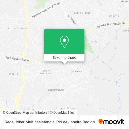 Rede Joker Multiassistencia map