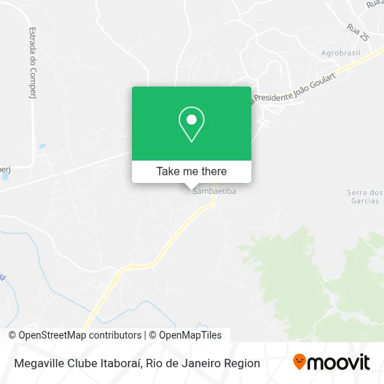 Megaville Clube Itaboraí map