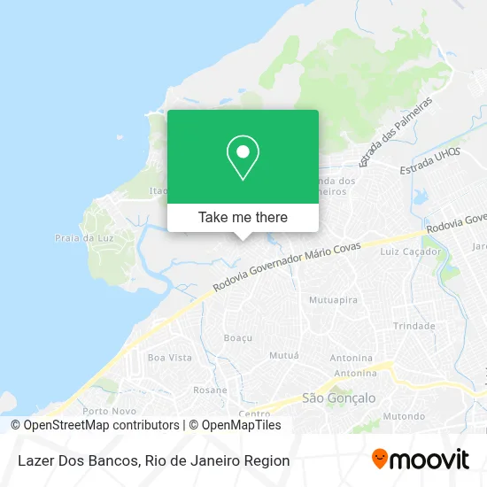 Lazer Dos Bancos map