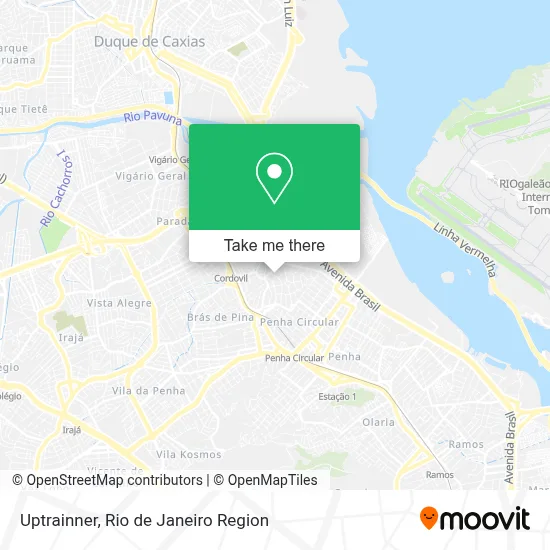 Uptrainner map