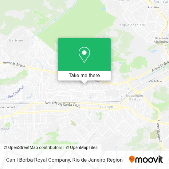 Canil Borba Royal Company map