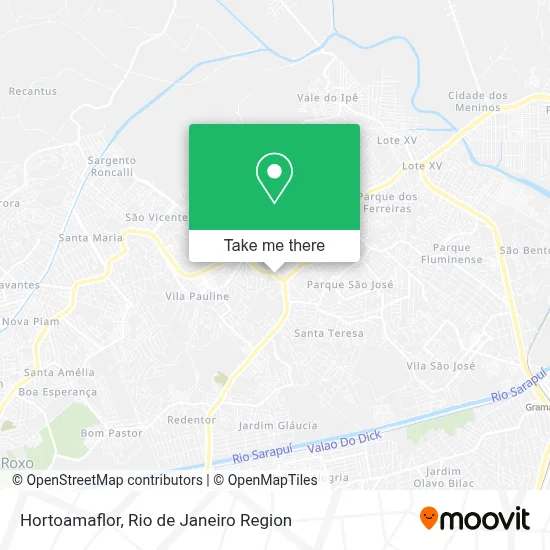 Hortoamaflor map