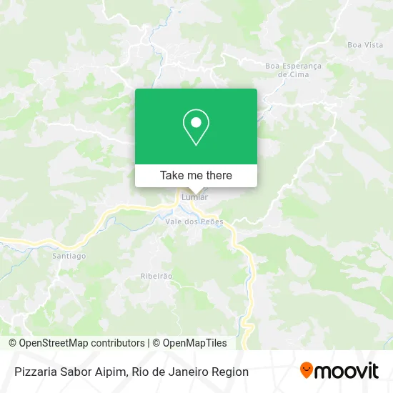 Pizzaria Sabor Aipim map