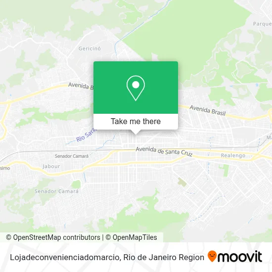 Lojadeconvenienciadomarcio map