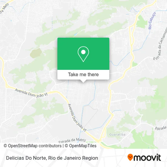 Delicias Do Norte map