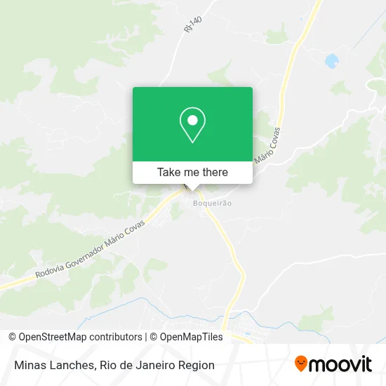 Minas Lanches map