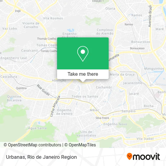 Urbanas map