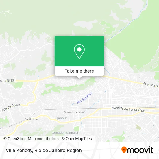 Villa Kenedy map
