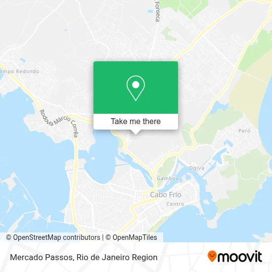 Mercado Passos map